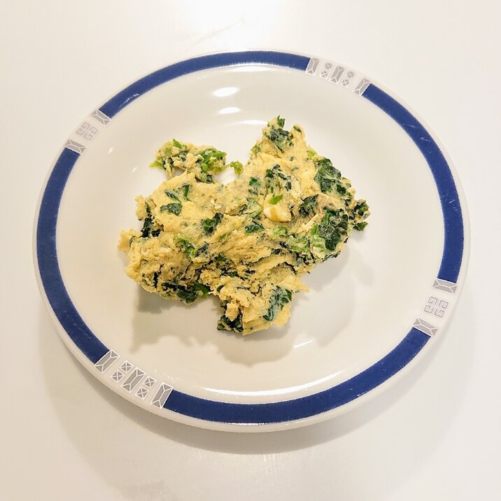 電子レンジでチンするだけ!ほうれん草オムレツ